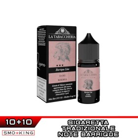 E-CIG RISERVA Extra Dry 4Pod BARRIQUE LINE Mini Shot 10+10 ml La Tabaccheria Tabacco Sigaretta Note Barrique