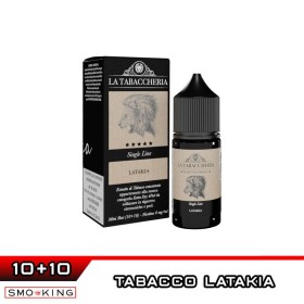 LATAKIA Extra Dry 4Pod SINGLE LINE Mini Shot 10+10 ml La Tabaccheria Tabacco Latakia