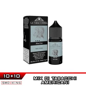 NEW YORK Extra Dry 4Pod BLEND LINE Mini Shot 10+10 ml La Tabaccheria Miscela Americana Moderna
