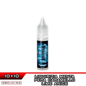 JET FRESH Premium Mini Shot 10+10 ml ELIQUID FRANCE Liquirizia Menta Pera Caramello Lime Anice