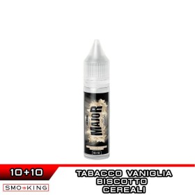MAJOR Premium Mini Shot 10+10 ml ELIQUID FRANCE Tabacco Vaniglia Biscotto Cereali