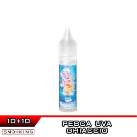 PURPLE BEACH Fruizee Mini Shot 10+10 ml ELIQUID FRANCE Pesca Uva Ice