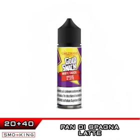 WHITE SNACK Aroma Shot 20 ml GOLDWAVE Latte Pan di Spagna