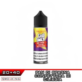 RED SNACK Aroma Shot 20 ml GOLDWAVE Ciliegia Pan di Spagna