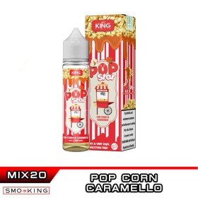POP STAR Mix&Vape 20 ml King Liquid Pop Corn Caramello