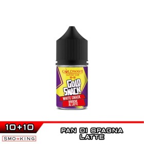 WHITE SNACK Mini Shot 10+10 ml Goldwave Latte Pan di Spagna