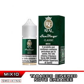 SAN DIEGO Mix&Vape 10+10 REAL Farma Tabacco Cinereo Note Erbacee