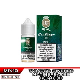 SAN DIEGO ICE Mix&Vape 10+10 REAL Farma Tabacco Cinereo Ghiaccio