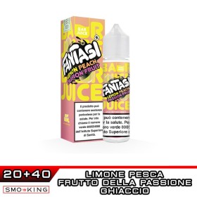 LEMON PEACH PASSION FRUIT ICE Bar Juice Aroma Shot 20 ml Fantasi Vape