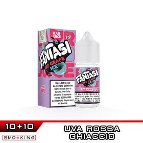 RED GRAPE ICE Bar Juice Mini Shot 10+10 ml Fantasi Vape
