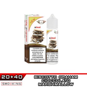 SINAI Holy Cream Aroma Shot 20 ml HOLY VAPE Biscotto Graham Cioccolato Marshmallow