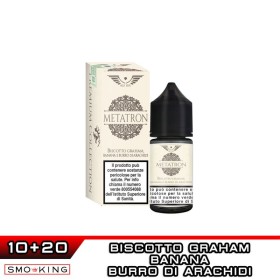METATRON Premium Mini Shot 10+20 ml HOLY VAPE Graham Cracker Banana Burro d'Arachidi