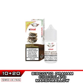 SINAI Holy Cream Mini Shot 10+20 ml HOLY VAPE Biscotto Graham Cioccolato Marshmallow