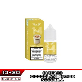 DAVID Classic Mini Shot 10+20 ml HOLY VAPE Custard Cioccolato Bianco Nocciola