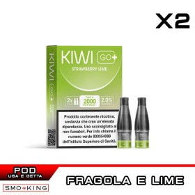 STRAWBERRY LIME KIWI GO PLUS Pod Usa e Getta Kiwi Vapor