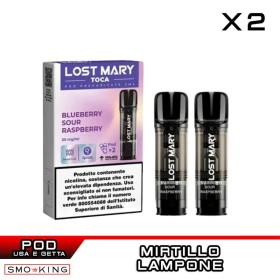 Blue Razz Lemonade Lost Mary TOCA AIR Pod Usa e Getta Elfbar 2 Pezzi Limonata Lampone Blu