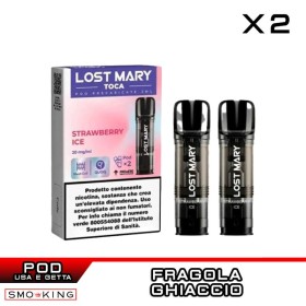 Strawberry Ice Lost Mary TOCA AIR Pod Usa e Getta Elfbar 2 Pezzi Ice Fragola
