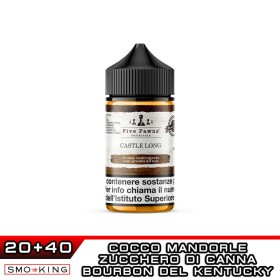CASTLE LONG Aroma Shot 20 ml Five Pawns Cocco Mandorle Zucchero di Canna Bourbon del Kentucky