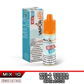 MELA ICE (GHIACCIA MELA) Mini Mix&Vape 10 ml VAPORART Mela Rossa Mela Verde Ice