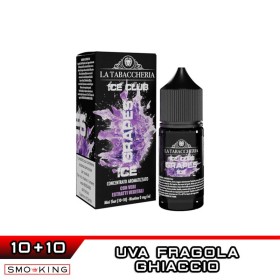 Ice Club GRAPES ICE Mini Shot 10+10 ml La Tabaccheria Uva Fragola Ice