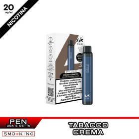 LIK BAR STILL Kit Batteria Ricaricabile 400mAh + Pod CREAM TOBACCO Suprem-e
