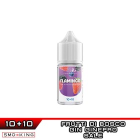 FLAMINGO Pod Authentic Mini Shot 10+10 ml Ghost Bus Club Frutti di Bosco Gin Sale Ginepro