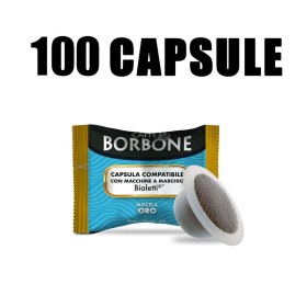 Miscela Oro BIALETTI 100pcs Capsule Caffè Borbone