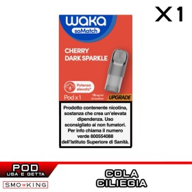 CHERRY DARK SPARKLE WAKA SoMatch Mini Pod Usa e Getta 2 ml RELX 1 Pezzo