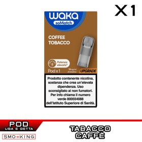 COFFEE TOBACCO WAKA SoMatch Mini Pod Usa e Getta 2 ml RELX 1 Pezzo