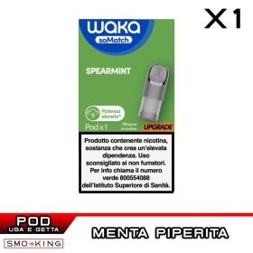 SPEARMINT WAKA SoMatch Mini Pod Usa e Getta 2 ml RELX 1 Pezzo