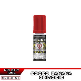 LATIN GAME Sali di Nicotina 10 ml Iron Vaper by TOB Cocco Banana Ice