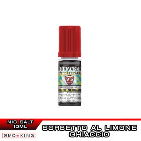 LEMON PRINCESS Sali di Nicotina 10 ml Iron Vaper by TOB Sorbetto Limone Ice