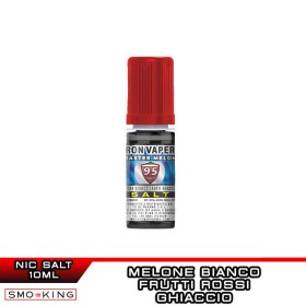 MASTER MELON Sali di Nicotina 10 ml Iron Vaper by TOB Melone Bianco Frutti Rossi Ice