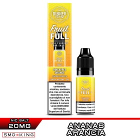 PINEAPPLE ORANGE Fruit Full Sali di Nicotina 10 ml Dinner Lady