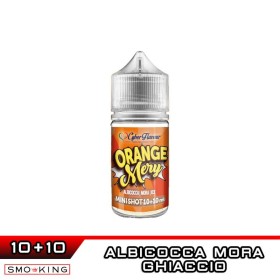 ORANGE MERY Mini Shot 10+10 Cyber Flavour Albicocca Mora Ice