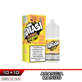ORANGE MANGO Bar Juice Mini Shot 10+10 ml Fantasi Vape Arancia Mango