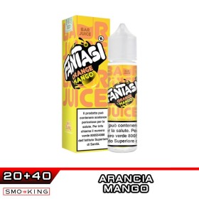 ORANGE MANGO Bar Juice Aroma Shot 20 ml Fantasi Vape Arancia Mango