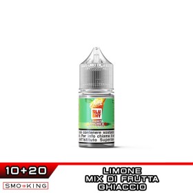 LIMONE E FRUTTI MISTI Slushy Mini Shot 10+20 ml JUSTY FLAVOR Limone Mix di Frutta Ice