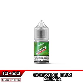 GUM MINT Mini Shot 10+20 ml JUSTY FLAVOR Chewing Gum Menta