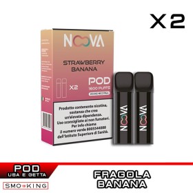 STRAWBERRY BANANA N.21 Storm Disposable Pod NOOVA 2 Pieces
