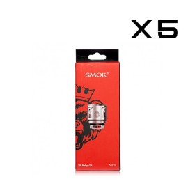 Smok Tfv8 Baby Q4 Per Resistenza 0.4ohm 5 Pezzi