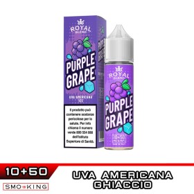 PURPLE GRAPE Aroma Shot 10 ml in 60 ml ROYAL BLEND Uva Americana Ice