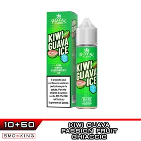 KIWI GUAVA ICE Aroma Shot 10 ml in 60 ml ROYAL BLEND Kiwi Guava Frutto della Passione Ice