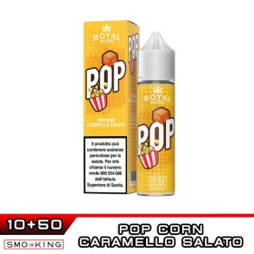 POP Aroma Shot 10 ml in 60 ml ROYAL BLEND PopCorn Caramello Salato