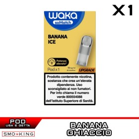 BANANA ICE WAKA SoMatch Mini Pod Usa e Getta 2 ml RELX 1 Pezzo
