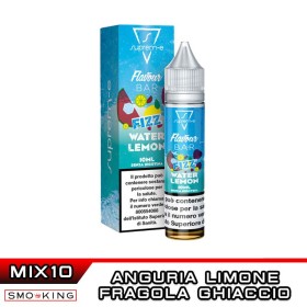 FIZZ WATER LEMON Flavour Bar Mix&Vape 10+10 Suprem-e Anguria Limone Fragola Ice