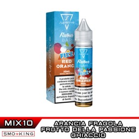 FIZZ RED ORANGE Flavour Bar Mix&Vape 10+10 Suprem-e Ice Fragola Arancia Frutto della Passione