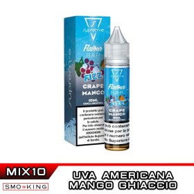 FIZZ GRAPE MANGO Flavour Bar Mix&Vape 10+10 Suprem-e Uva Americana Mango Ice