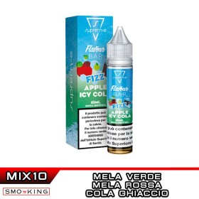 FIZZ APPLE ICY COLA Flavour Bar Mix&Vape 10+10 Suprem-e Mela Verde Mela Rossa Cola Ice