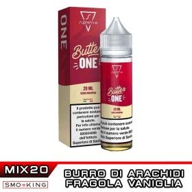ButterONE Mix&Vape 20 ml Suprem-e Vaniglia Fragola Burro d' arachidi